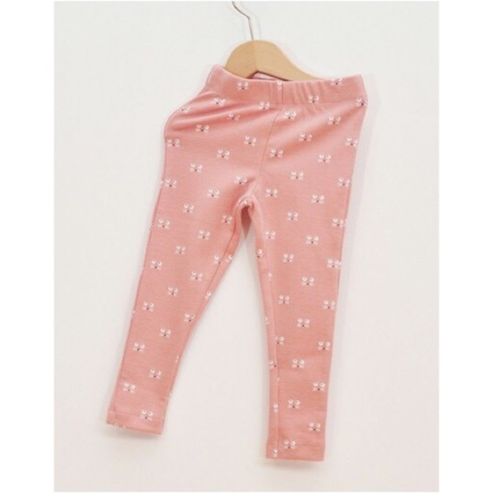 La Queue du Chat Pink Organic Cotton Play Leggings